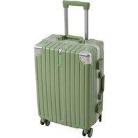 SHEONLY 20-inch Hard Shell Travel Suitcases in Green