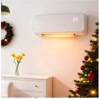 Living and Home 1000/2000W PTC Electric Heater with Remote Control in White