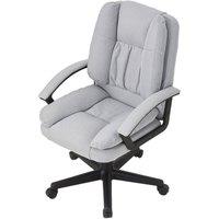 Living and Home Swivel & Height Adjustable Office Chair with High Back - Light Grey