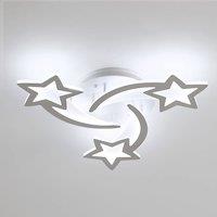 Pheashine Modern Acrylic Ceiling Light 40W Cool White 6500K Indoor lighting 51cm