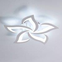 Pheashine Modern Acrylic Ceiling Light, 60W, 6500K White Light, 58cm, Indoor