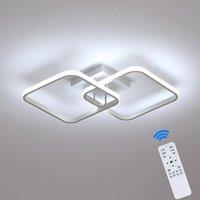 Pheashine Modern LED ceiling light, Dimming 3000-6500K, 64cm long, Indoor Use in White