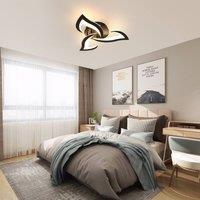 Pheashine Modern 35W Swallow-Shaped LED Ceiling Light 3000-6500K Dimmable in Black
