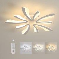 Pheashine Modern LED Ceiling Light White Remote Control Dimming 3000 - 6500K(68cm)