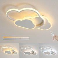 Pheashine Creative LED Ceiling Light 32W Dimmable Remote Control 3000-6500K in White