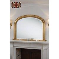 Yearn Mirrors Diana Overmantle Arched Gold Bevelled Mirror