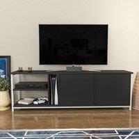 Decorotika Primrose TV Stand TV Unit for TV's up to 72 inch in Dark Grey