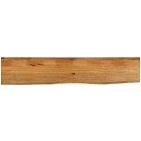 Berkfield Home Table Top Live Edge 140x40x2.5 cm Solid Wood Mango in Brown