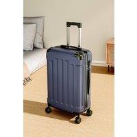 Living and Home Modern Hardside Carry On Luggage Spinner Suitcase with Combination Lock, 20" Blue