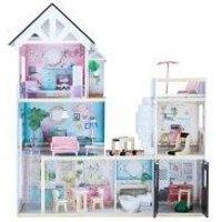 Teamson Kids Olivia's Little World Dreamland Mansion Wooden Dolls House 3-Floors