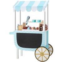 Teamson Kids Ice Cream Cart Play Set with Accessories