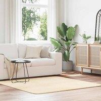 Berkfield Home Shaggy Rug High Pile NAVARRA Cream 160x160 cm Polyester | Size: Medium