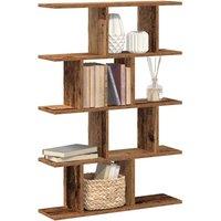 Berkfield Home Wall Cube Shelf 12 Compartments Old Wood Engineered Wood in Brown
