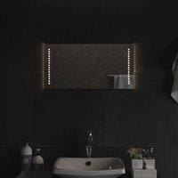Berkfield Home LED Bathroom Mirror 60x30 cm in Clear