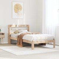 Berkfield Home Bed Frame with Headboard without Mattress 90x190 cm Single in Brown