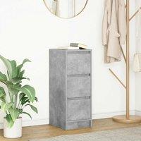 Berkfield Home Sideboard Concrete Grey 29.5x34x76 cm Engineered Wood