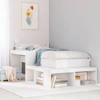 Berkfield Home Bed Frame without Mattress White 80x200 cm Solid Wood Pine