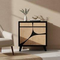 IH Design Dusk Mango Wood medium Sideboard with 2 drawers in Tan
