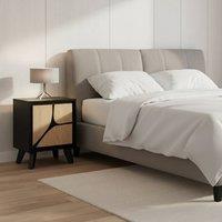 IH Design Dusk Mango Wood Bedside table in Tan