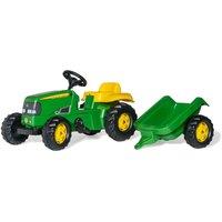 Rolly Kid John Deere Tractor & Trailer in Green