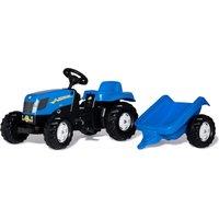 Rolly New Holland T7040 Tractor & Trailer in Blue