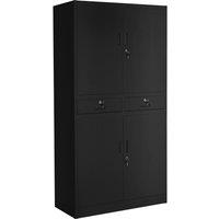 tectake Filing Cabinet Cosmo in Black