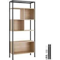 tectake Standing Shelf Hastings in Light Brown