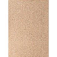 THE RUGS Rosel Reversible Rug - Indoor Outdoor Vintage Flat Woven Low Pile in Beige | Size: 160 cm diameter