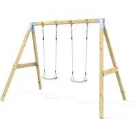 OutdoorToys Premium Double Swing - Mint Green