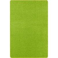 THE RUGS Plain Design Rug - Durable Polypropylene, Soft Fleece Backing in Green | Size: 200 cm x 200 cm