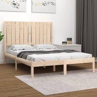 Berkfield Home Bed Frame Solid Wood 120x190 cm Small Double in Brown