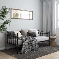 Berkfield Home Sofa Bed Frame Black Metal 90x200 cm
