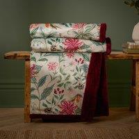 Wylder Beatrice Floral Faux Fur Throw | Size: 130 cm x 180 cm