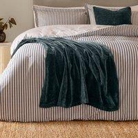 Yard Heavy Chenille Velvet Throw in Navy | Size: 130 cm x 180 cm