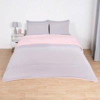 OHS Soft Coverless 10.5 TOG Duvet Set Pillowcase Quilted Cover in Light Pink | Size: King