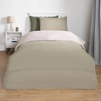 OHS Soft Coverless 10.5 TOG Duvet Set Pillowcase Quilted Cover in Pale Green | Size: King