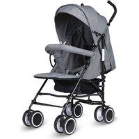 Groundlevel Bambico Easy Fold Stroller Pushchair in Grey