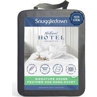 Snuggledown Hotel Goose Feather & Down 13.5 Tog (9+4.5 Tog) All Seasons Duvet in White | Size: Double