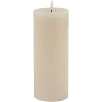Love Lace Melt Effect 3.5x9 Taupe LED Wax Candle