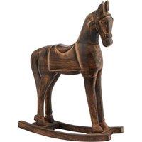 Love Lace Natural Rocking Horse in Brown