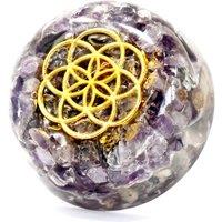 KDMD Orgonite Desk Power Packs - Amethyst Dome in Purple