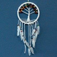 KDMD Tree of Life Dreamcatcher - Cotton 22cm (assorted) - (Set of 3)