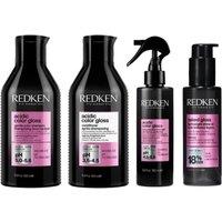 Redken Acidic Color Gloss Shampoo Conditioner Treatment Leave-in in Clear