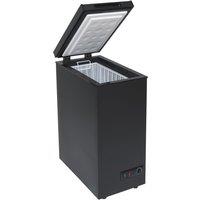SIA Freestanding 36cm Slimline Compact Chest Freezer, Black - CHF60B/E