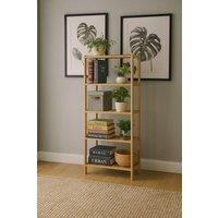 Neo 5 Tier Bamboo Storage Shelf Shelves Rack in Natural