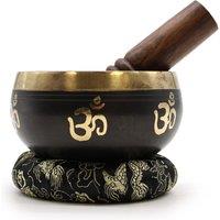 KDMD Yoga Om Singing Bowl Set in Gold