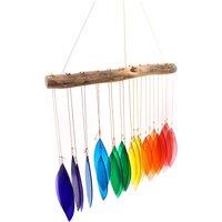 KDMD Rainbow Glass Windchimes - Assorted
