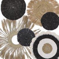 KDMD Set of Six Natural Wall Art - Abu-Abu Collection