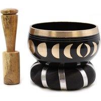 KDMD Moon Phase Singing Bowl Set- Black 10.7cm