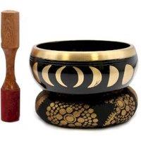 KDMD Large Moon Phase Singing Bowl Set- Black 14cm